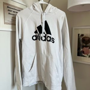 White Adidas Hoodie